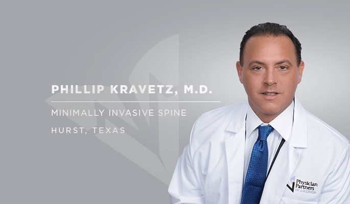 Dr. Kravetz, laser spine surgeon in Texas