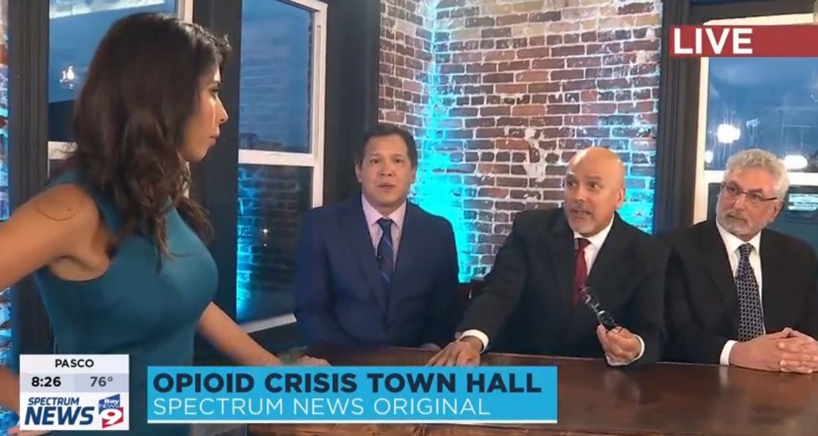 Screen shot of Opioid Town Hall